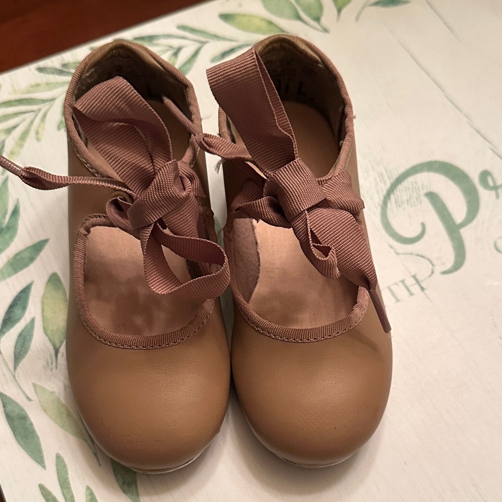 Capezio Kids Tan Tap Shoes